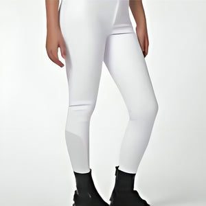 Girl’s Molveno Riding Breeches with Knee Grip Optical White