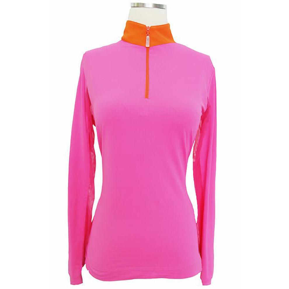 EIS Junior's Long Sleeve Blocked Cool Shirt