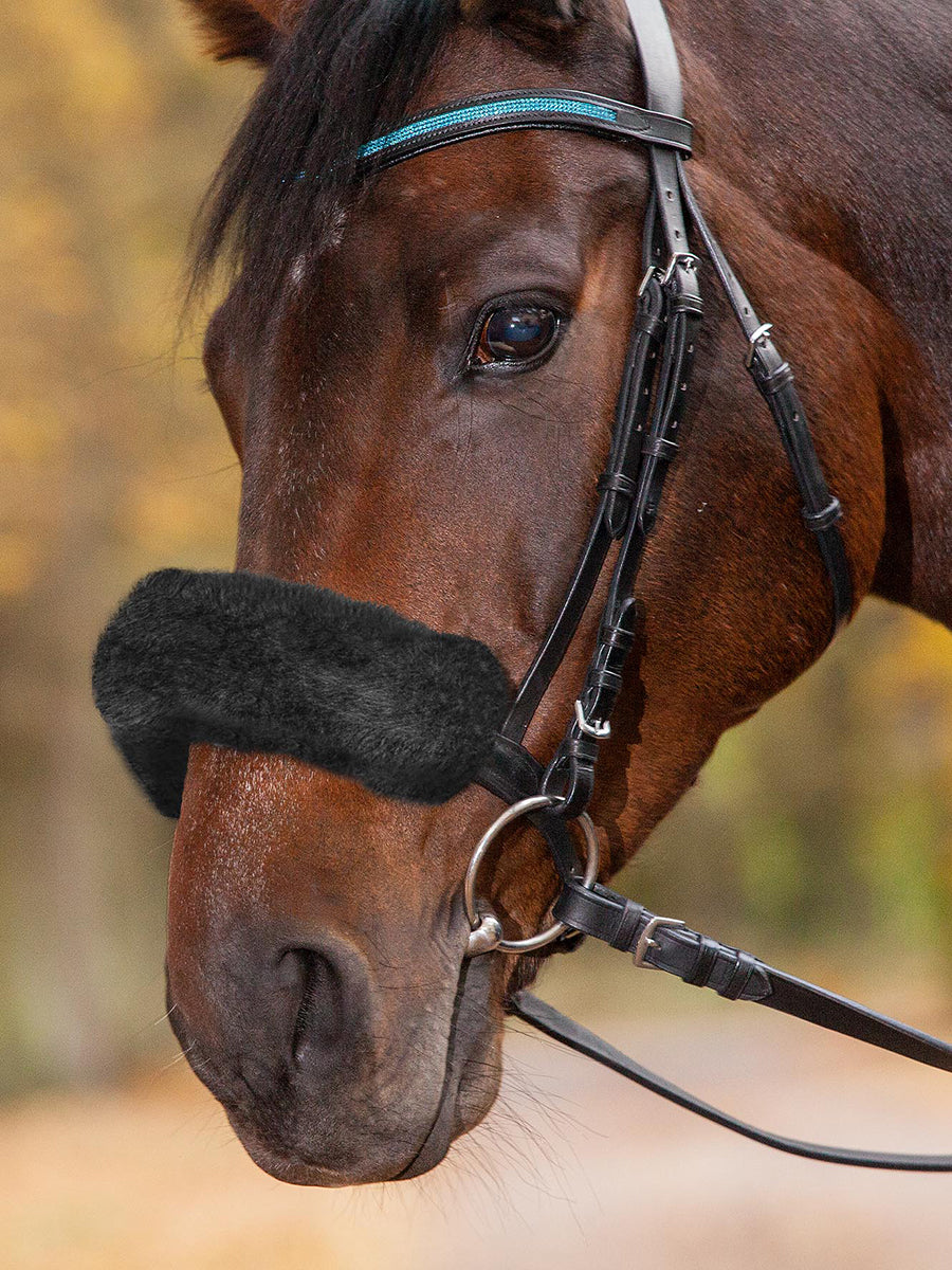 Real Lambskin Noseband or Headpiece Cushioning