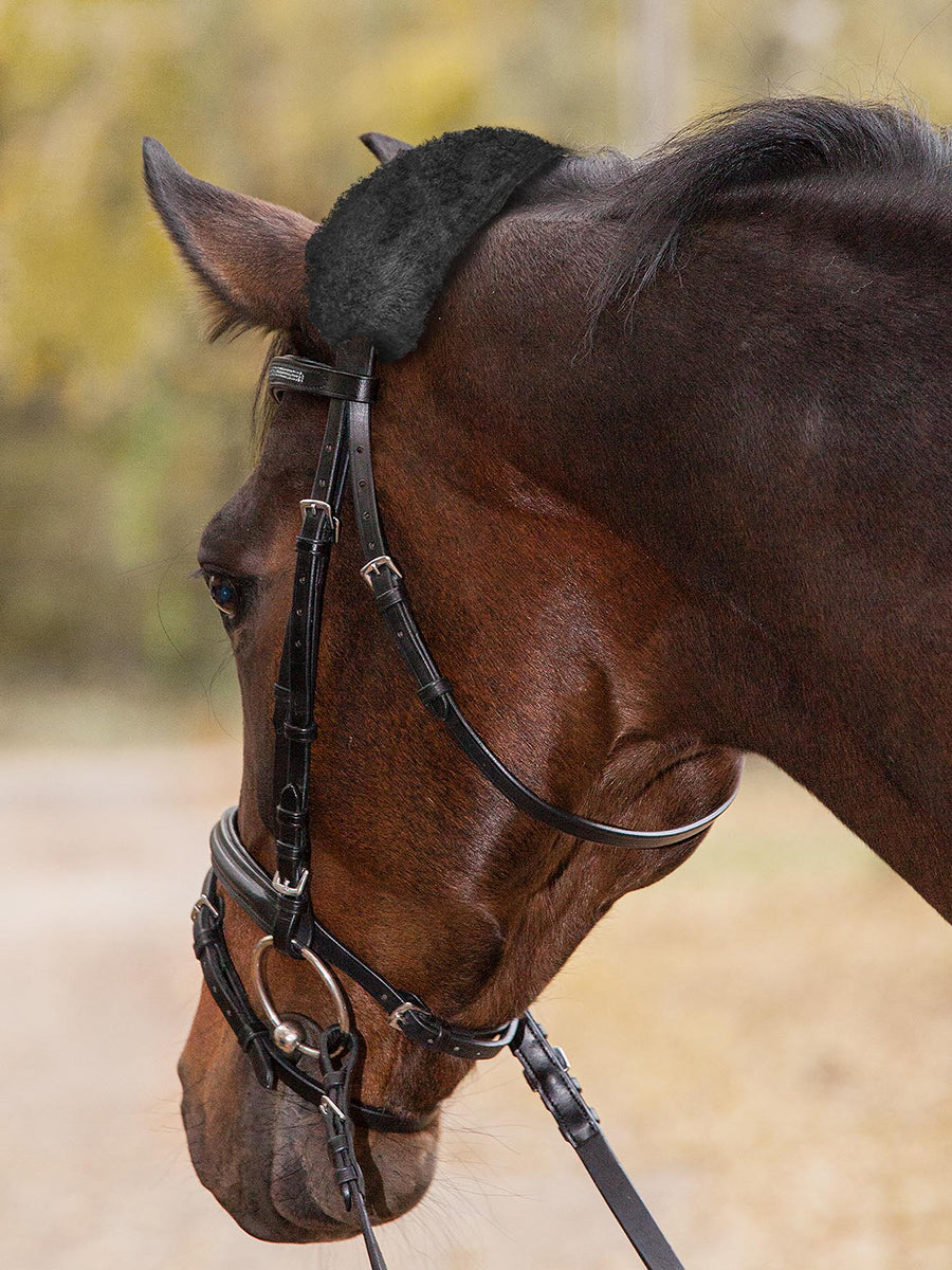 Real Lambskin Noseband or Headpiece Cushioning