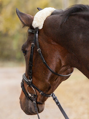 Real Lambskin Noseband or Headpiece Cushioning