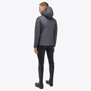 Cavalleria Toscana Men's Hooded Shell Jacket With Quilted Lining