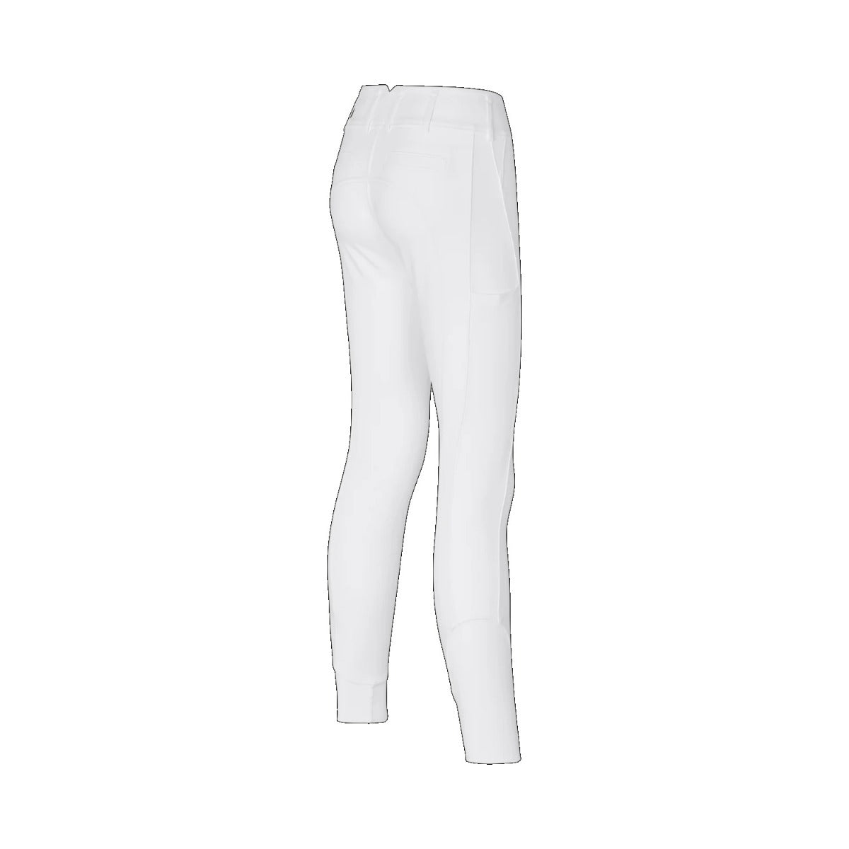 KingsLand Women's Kira H Shape Knee Grip Breeches-White