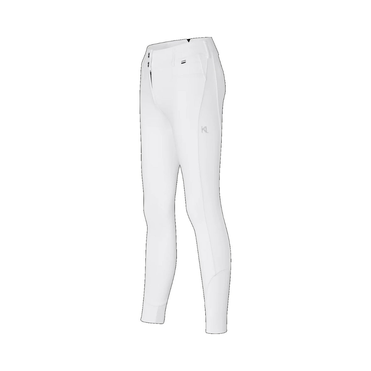 KingsLand Women's Kira H Shape Knee Grip Breeches-White