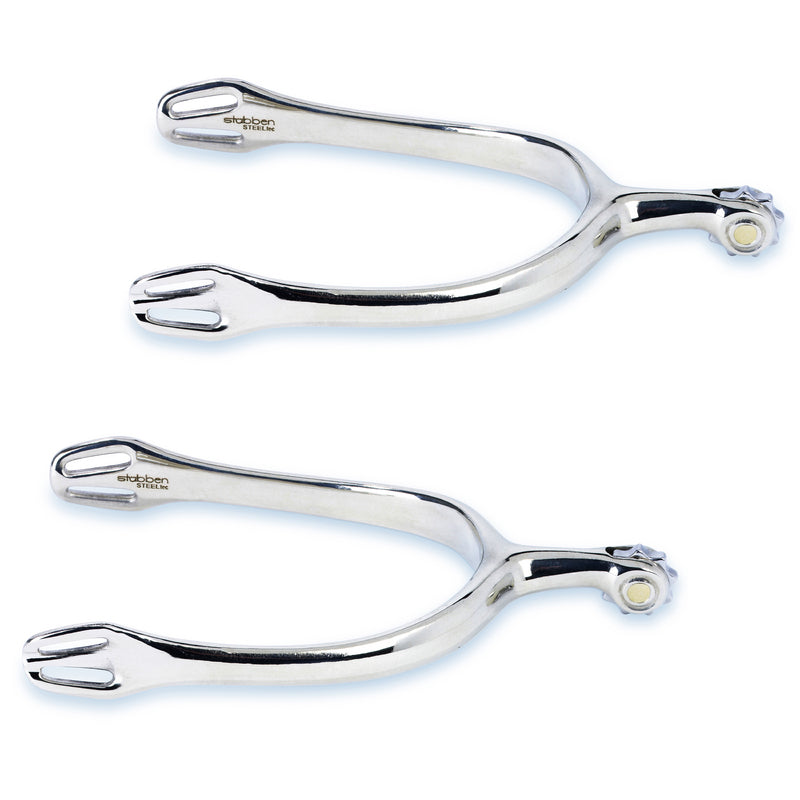 Stübben Dynamic Dressage Spurs with Coarse Toothed Rowel