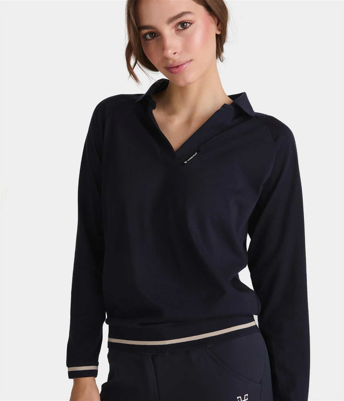 Women's Merino Wool Polo Shirt