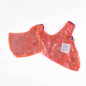 Oli and Lui Dog Raincoat Radiant Orange