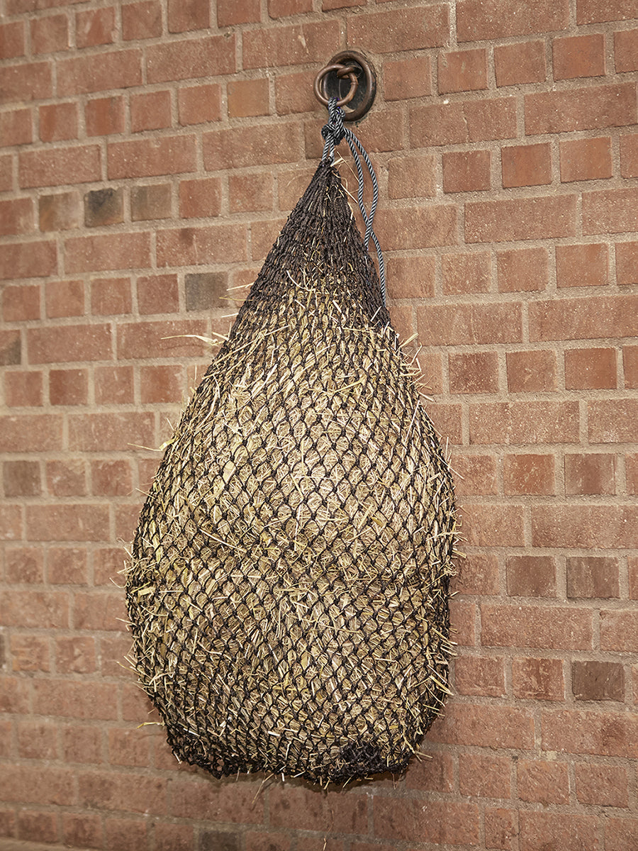 Large Slow Feed Hay Net Black