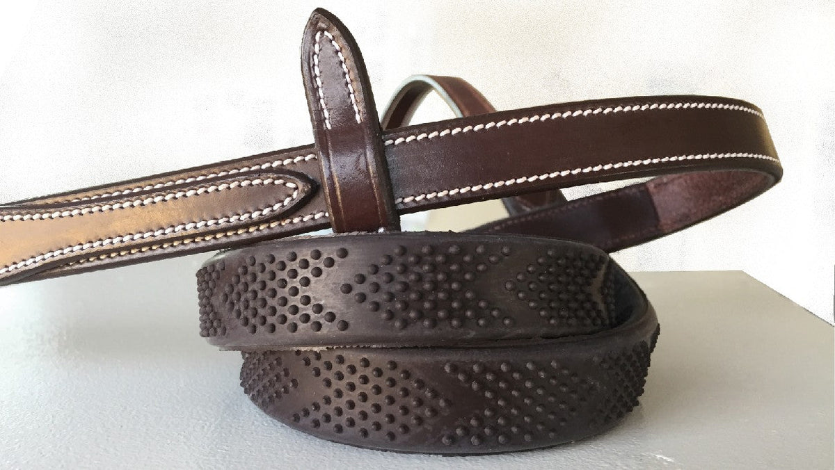Silver Crown V-Grip Reins A.Nut