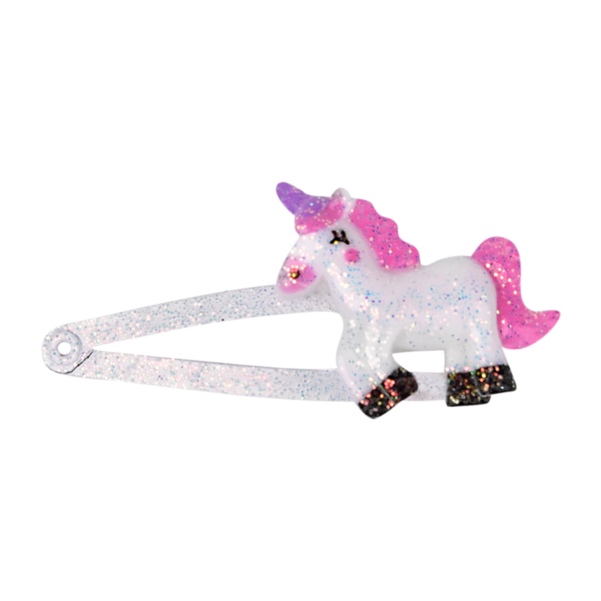 Unicorn Glitter Hair Slides