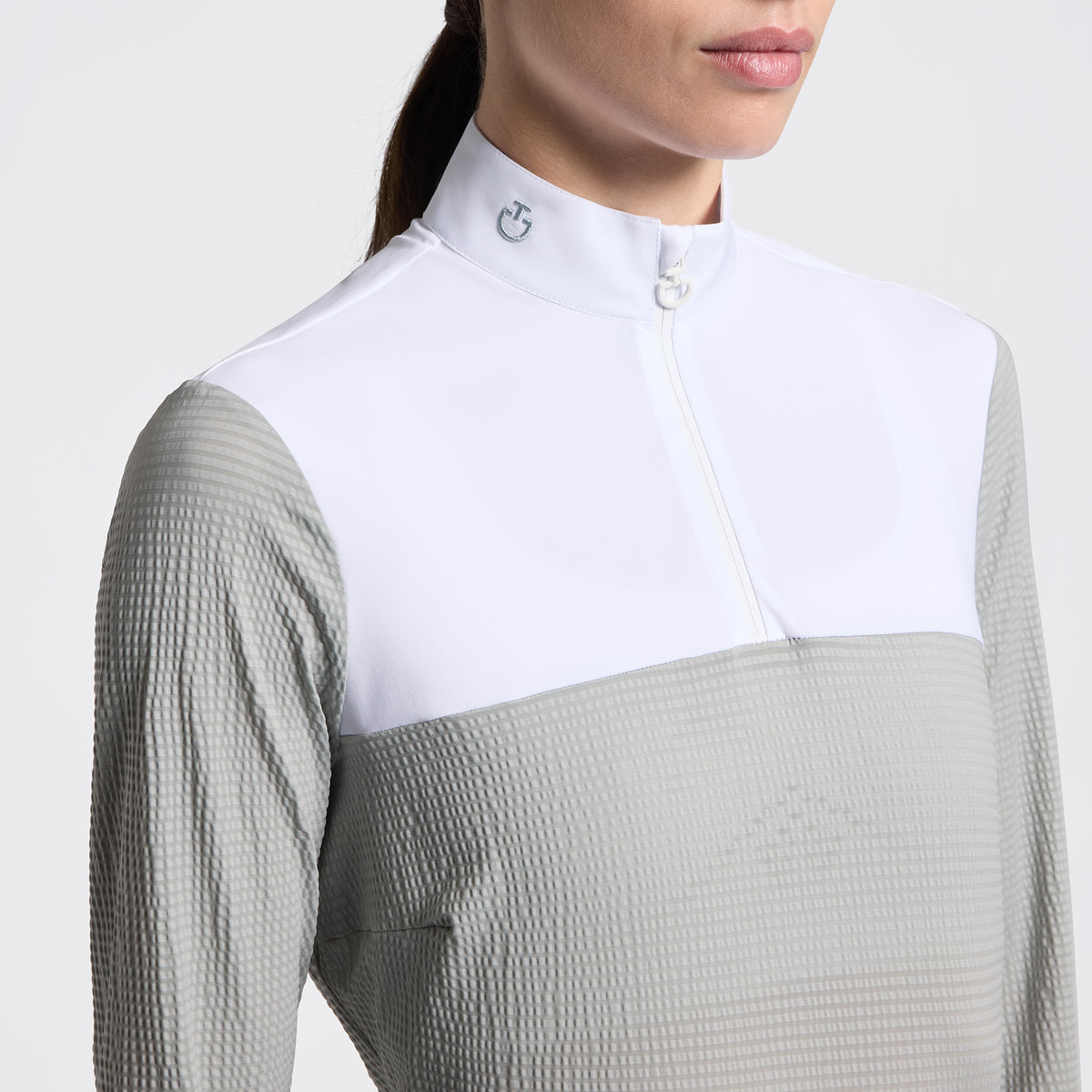 Women's Long Sleeve Riding Shirt in Jersey