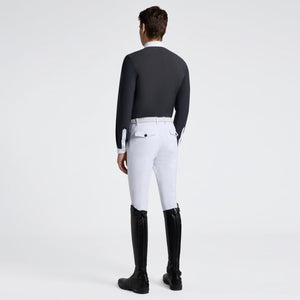 Men's Long Sleeve Riding Shirt with Pockets