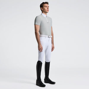 Men’s Jersey Competition Shirt with Zip Short Sleeve