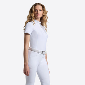 Women's Short Sleeve Riding Shirt with Inserts