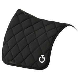 Diamond-Quilted Dressage Saddle Pad in Jersey