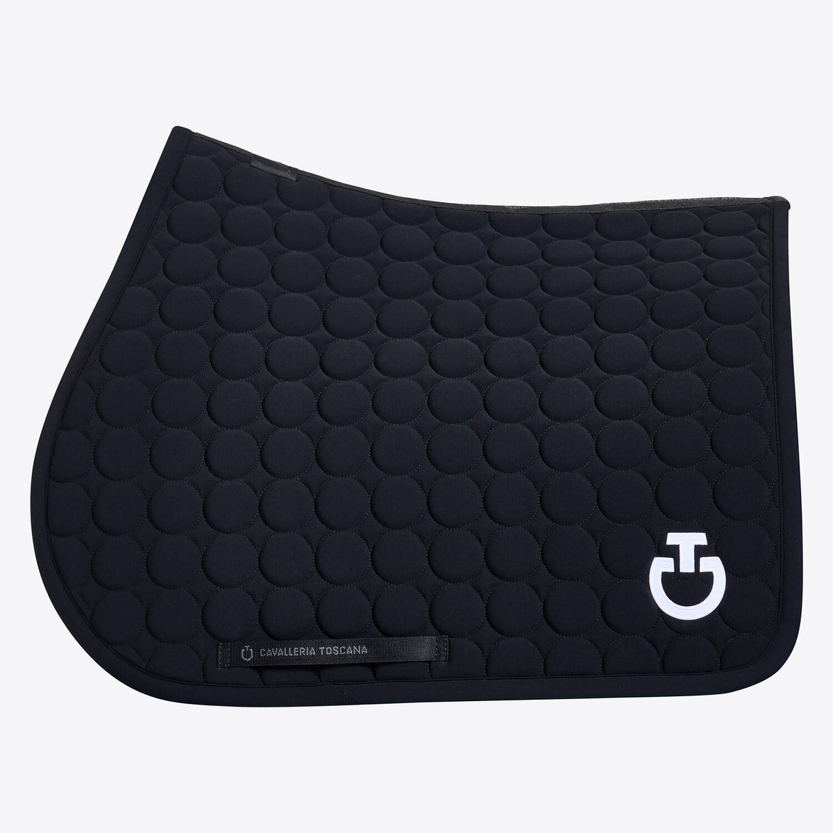 Jumping Saddle Pad In Circle Quilting