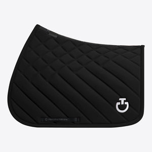 Jumping Saddle Pad with Diamond and Line Quilting