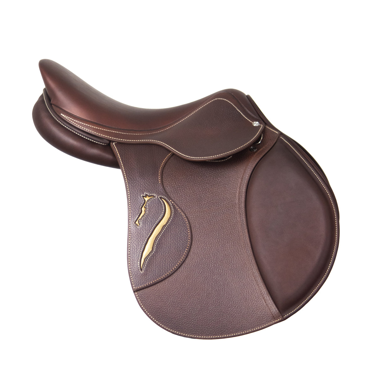 Antares obstacle connexion saddle calfskin leather