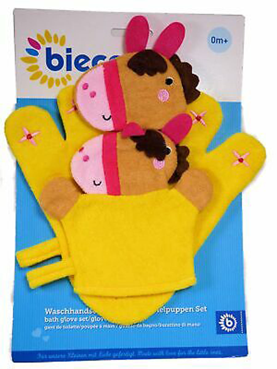 Bieco Bath Mitt Mare and Foal