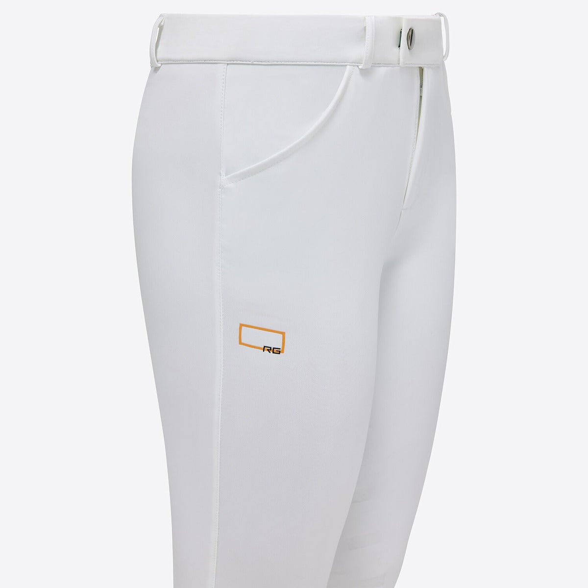 RG Junior's Unisex Full Grip Breeches-White