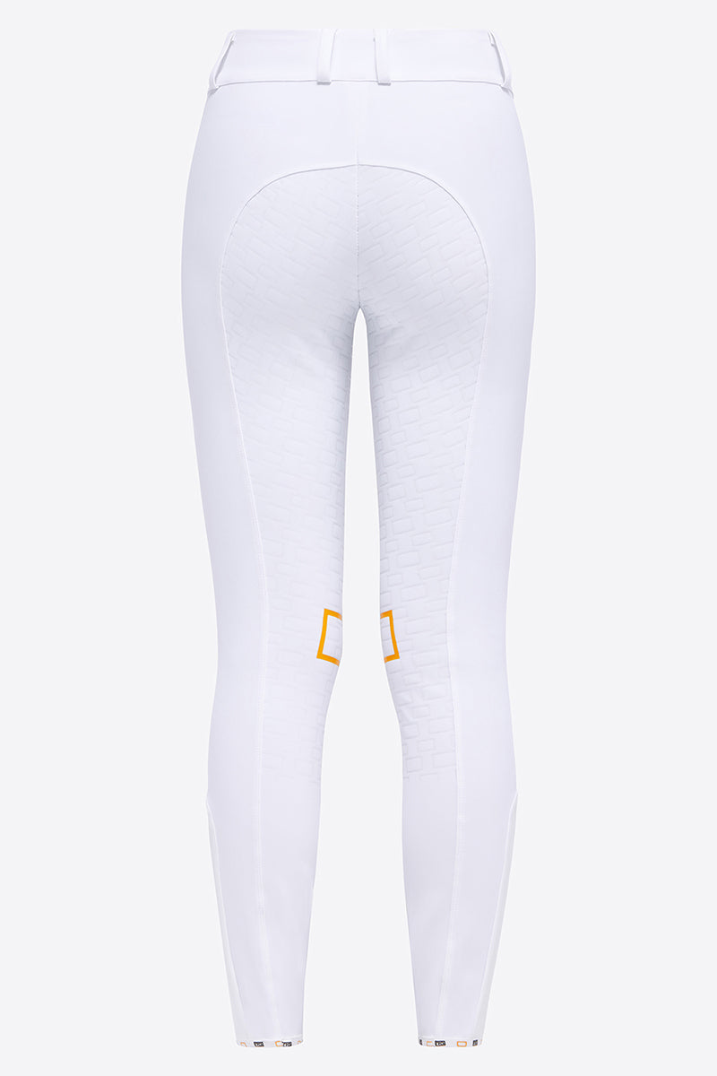RG Women's Hight Waist Full Grip Riding Breeches White