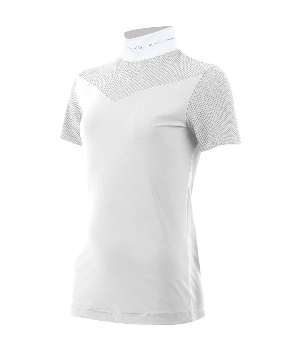 Animo Girl's Bubble Turtleneck-White