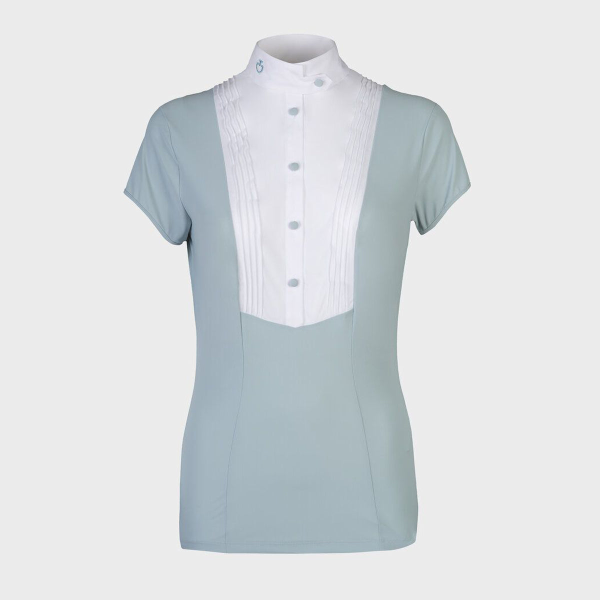 Cavalleria Toscana Women's Competition Shirt W/Bib Short Sleeves