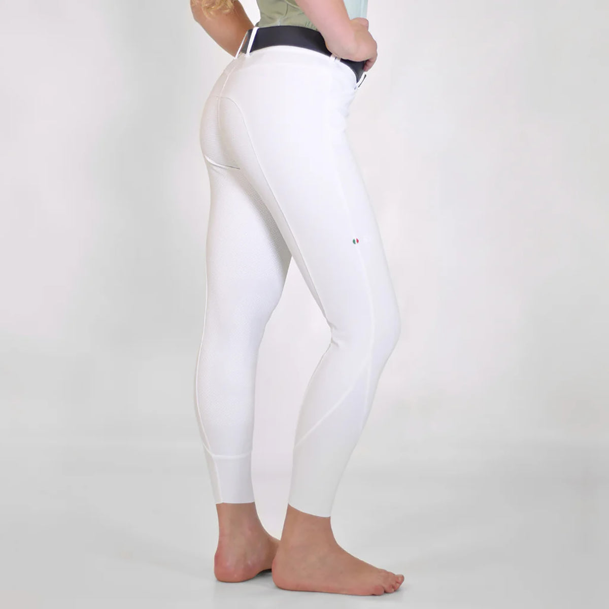 For Horses Women's Ennie Full Seat Ultra Move Breeches-White
