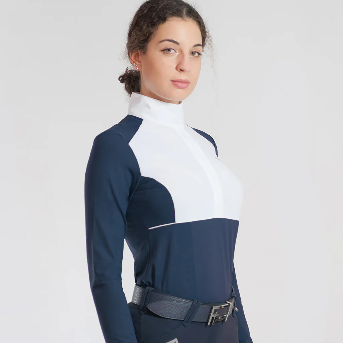 For Horses Women's Elektra Long Sleeves Show Shirt Bib