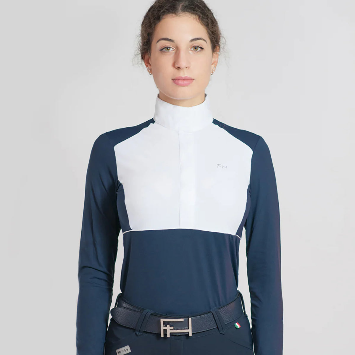 For Horses Women's Elektra Long Sleeves Show Shirt Bib