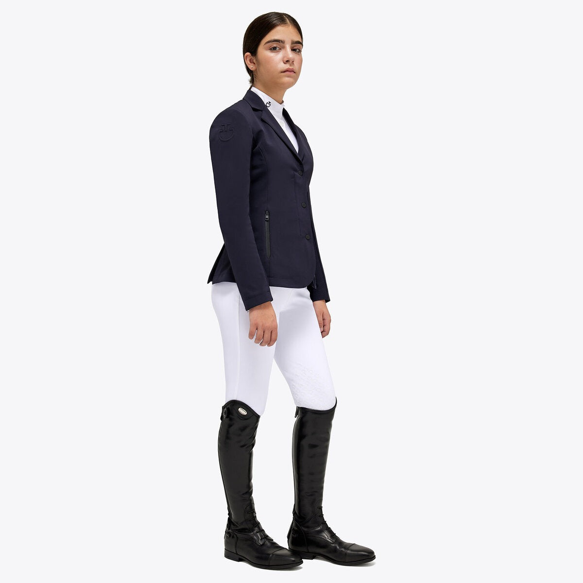 Cavalleria Toscana Girl's Competition Jacket with Zip