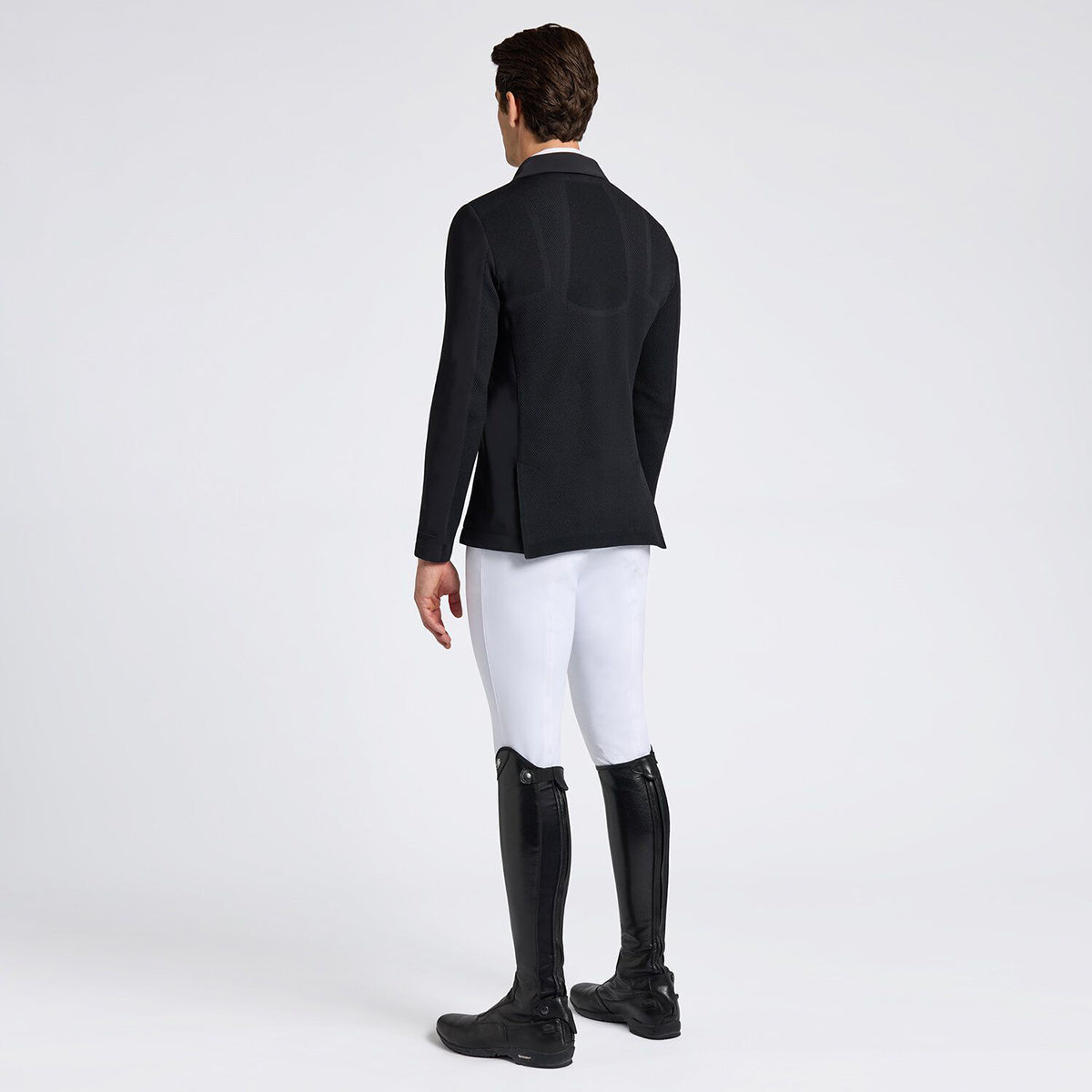 Cavalleria Toscana R-EVO Men's Light Tech Knit Zip Riding Jacket