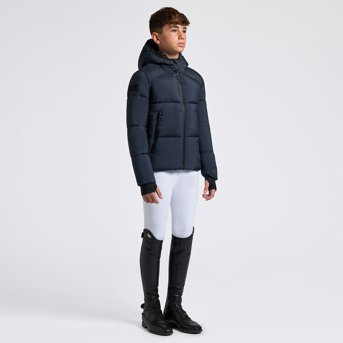 Cavalleria Toscana Unisex Young Riders Nylon Puffer Jacket