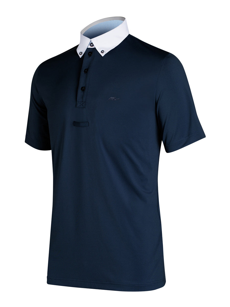 Anna Scarpati Men's Gingio Riding Polo Short Sleeve