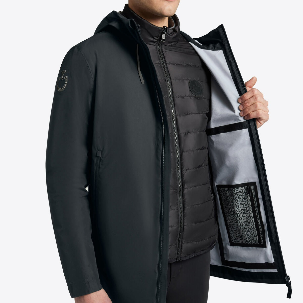 Cavalleria Toscana Men's Revolution 3 way jacket