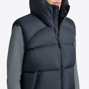 Cavalleria Toscana Men's Hooded Down Padded Nylon Vest