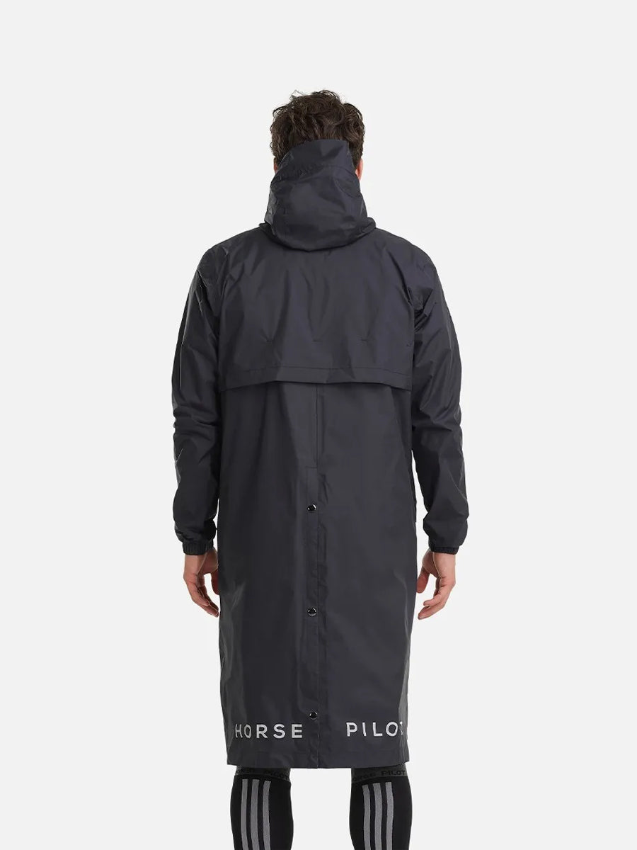 Horse Pilot Men's Long Raintech Jacket