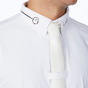 Men's Gemini Long Sleeves Shirt-Optical White