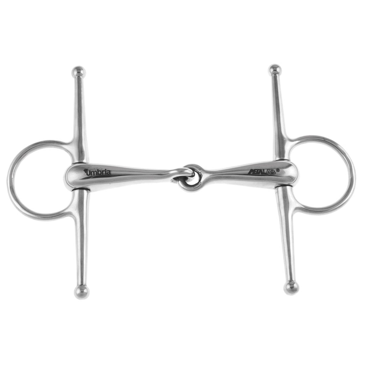 Metalab Hollow Mouth Full Cheek Snaffle Bit