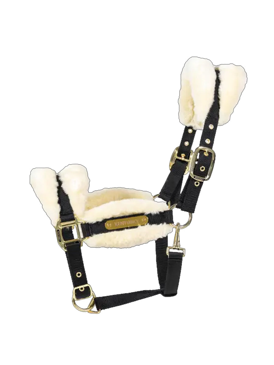 Kentucky Nylon Sheepskin Halter Soft
