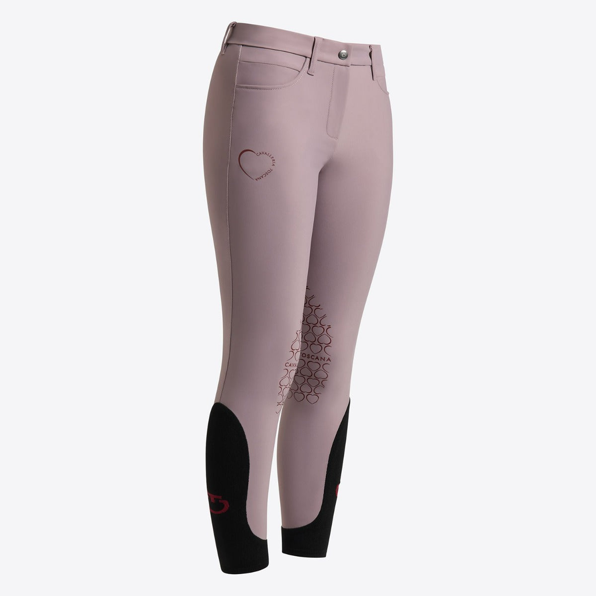 Cavalleria Toscana Girl's Mini Heart Knee Patch Breeches