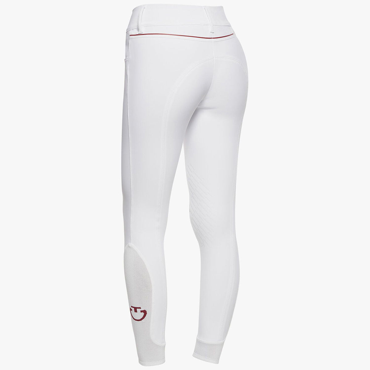Cavalleria Toscana Women's Team Red Stripe High Waist Breeches