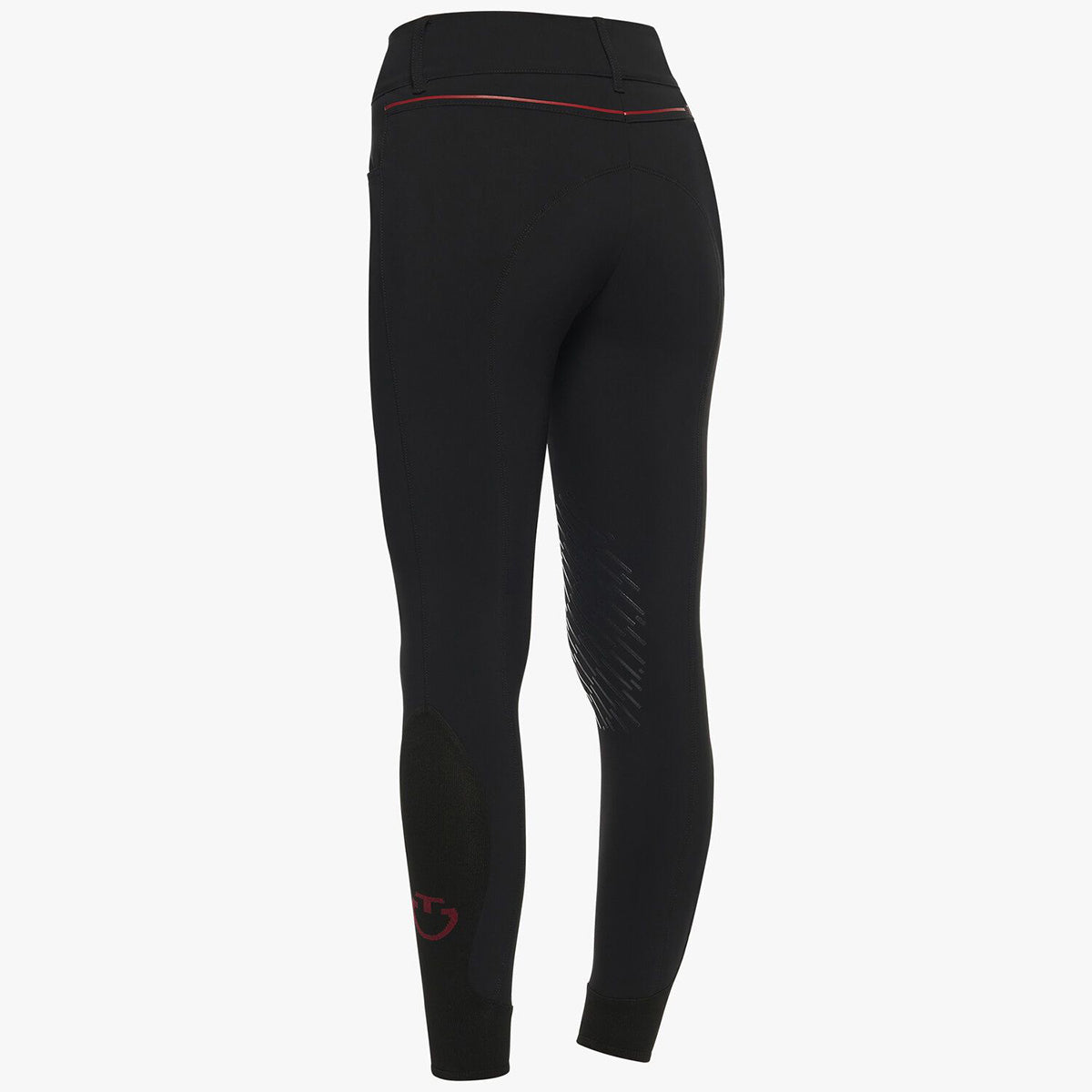 Cavalleria Toscana Women's Team Red Stripe High Waist Breeches