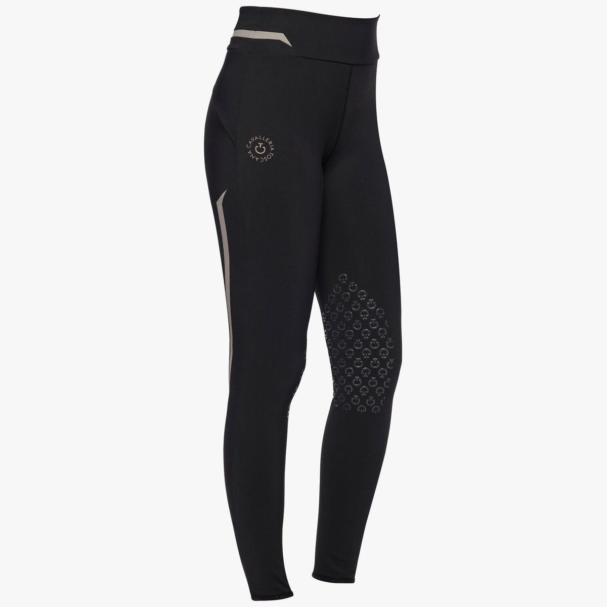 Cavalleria Toscana Women's Orbit High Waist Riding Leggings-Black-38