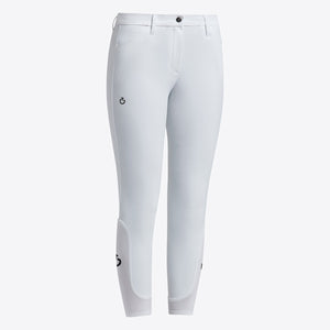 Cavalleria Toscana Unisex Young Rider's Dressage Full Grip Breeches-White