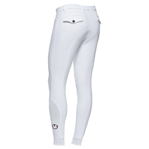 Cavalleria Toscana Men's Full Grip Dressage Breeches -White