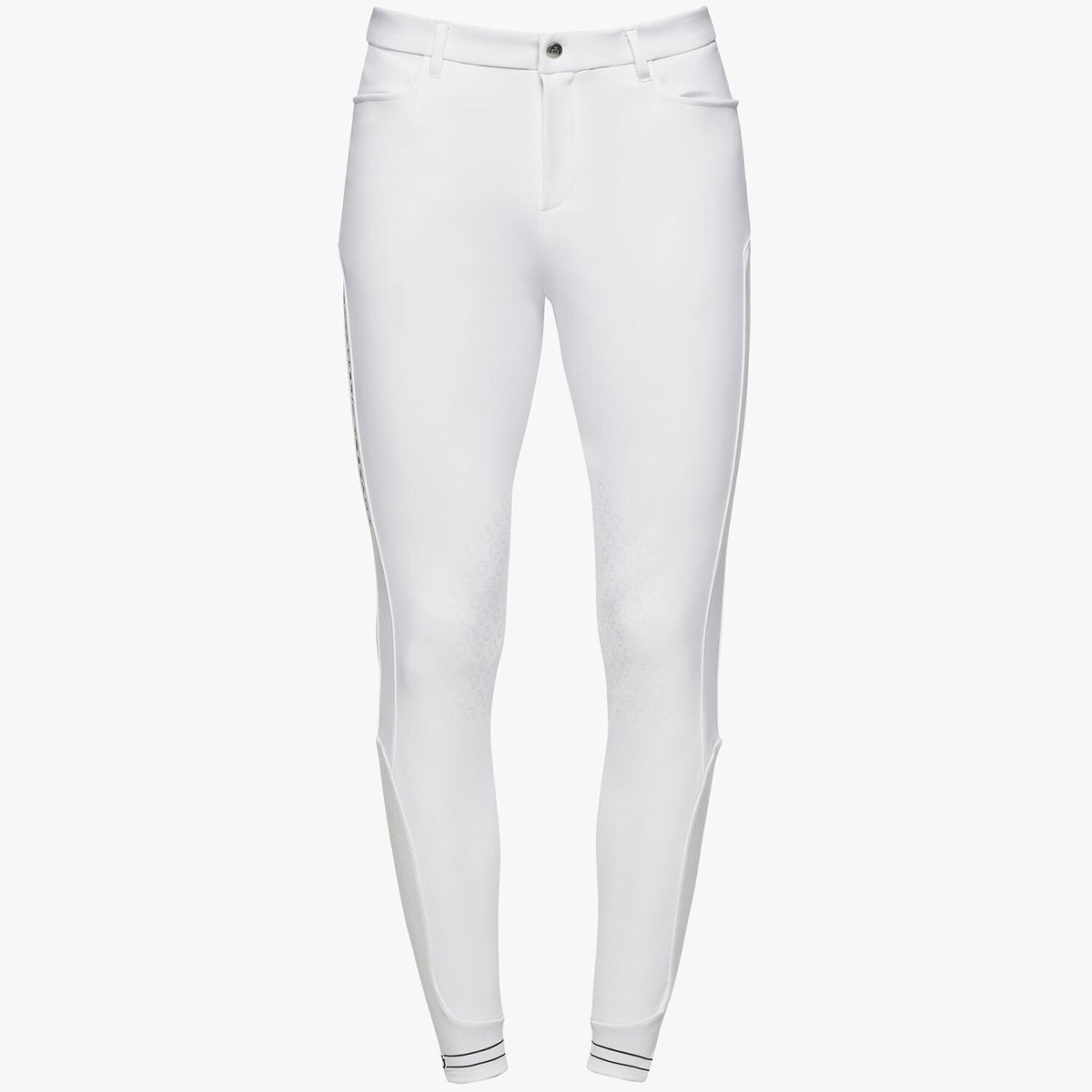 Cavalleria Toscana Men's Rubber CT Logo Stripe Breech