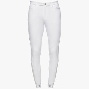 Cavalleria Toscana Men's Rubber CT Logo Stripe Breech