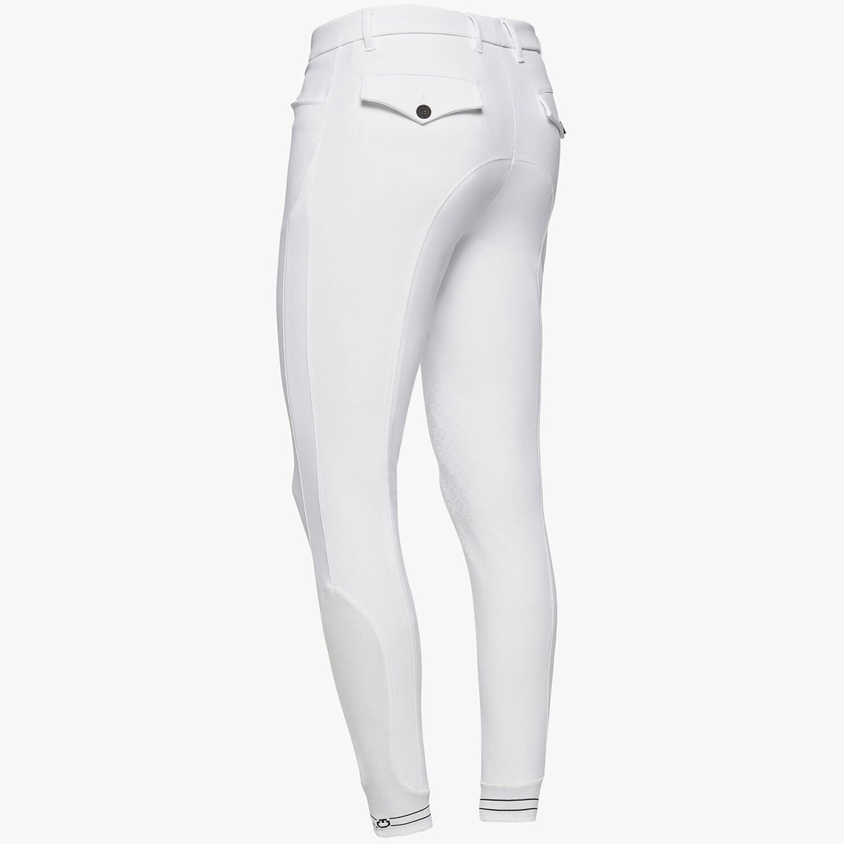 Cavalleria Toscana Men's Rubber CT Logo Stripe Breech