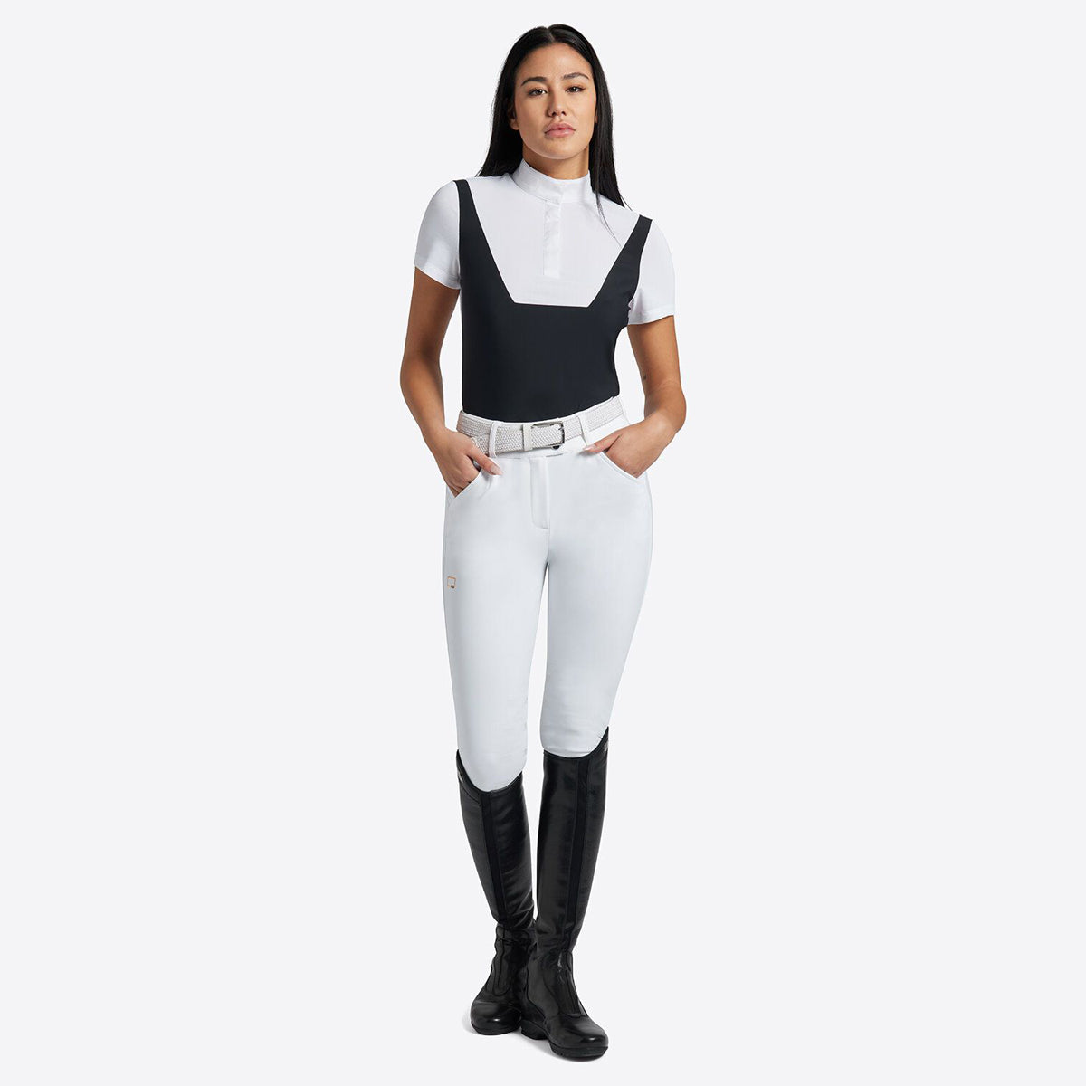 RG Women's Jersey S/S Competition Button Polo